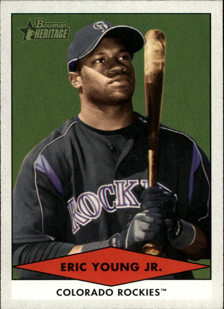 2007 Bowman Heritage Prospects #BHP45 Eric Young Jr.