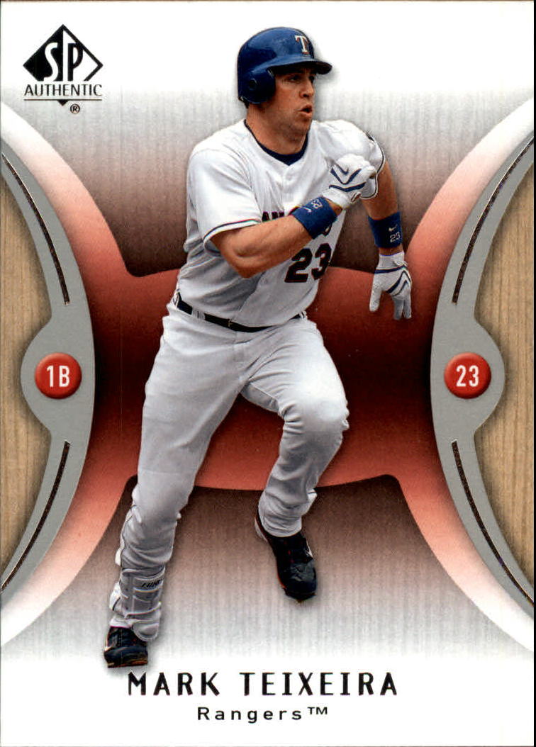 2007 SP Authentic #95 Mark Teixeira