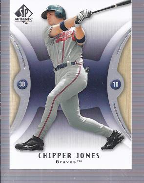2007 SP Authentic #1 Chipper Jones