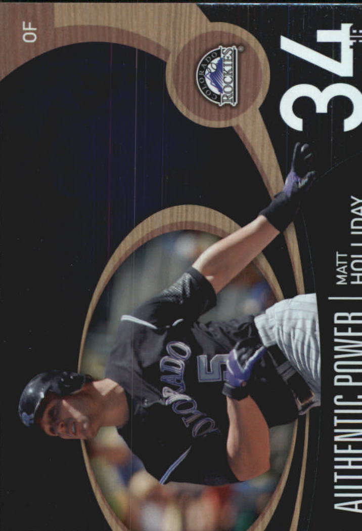 2007 SP Authentic Authentic Power #AP34 Matt Holliday