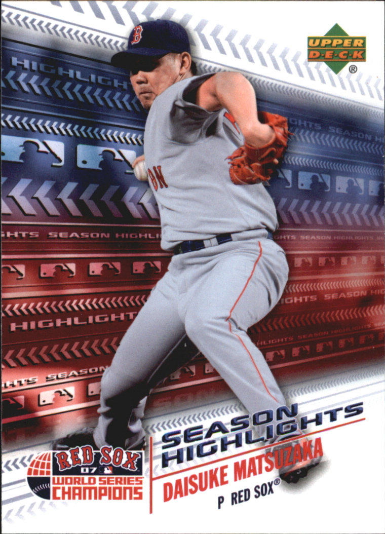 2007 Red Sox Upper Deck World Series Champions Season Highlights #SH1 Daisuke Matsuzaka