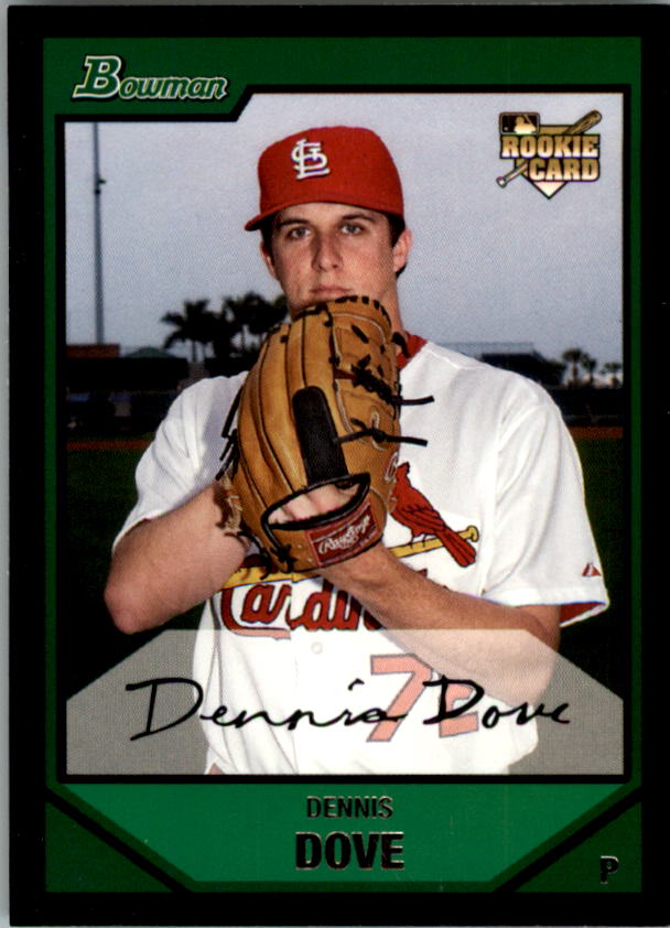2007 Bowman Draft #BDP24 Dennis Dove (RC)