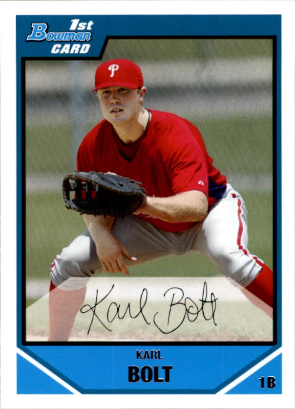 2007 Bowman Draft Draft Picks #BDPP2 Karl Bolt