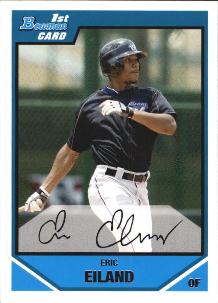 2007 Bowman Chrome Draft Draft Picks #BDPP15 Eric Eiland