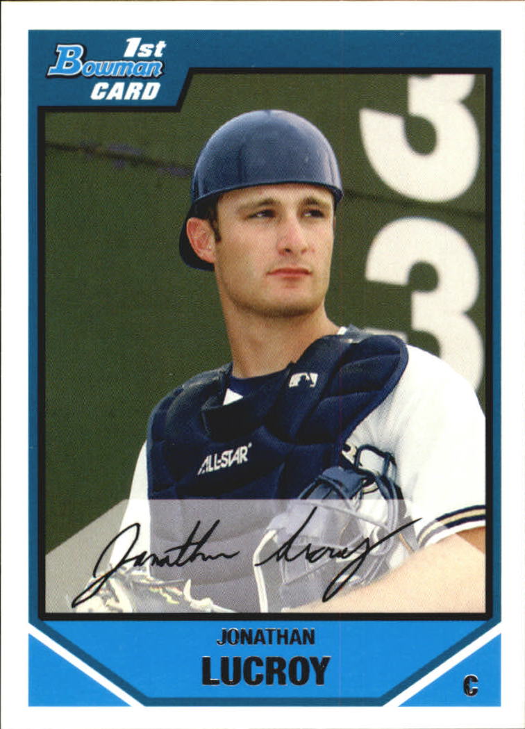 2007 Bowman Chrome Draft Draft Picks #BDPP49 Jonathan Lucroy