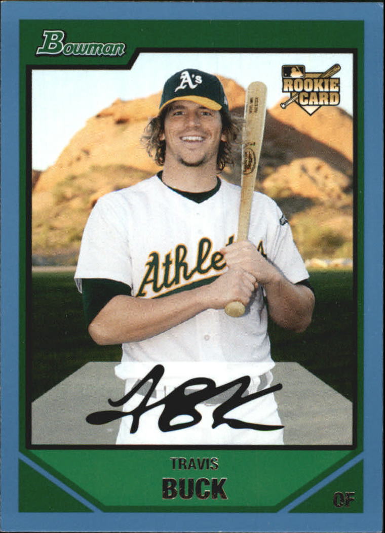 2007 Bowman Draft Blue #BDP1 Travis Buck