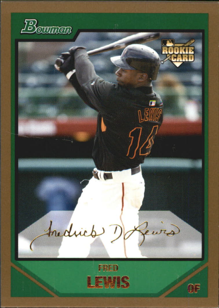 2007 Bowman Draft Gold #BDP21 Fred Lewis