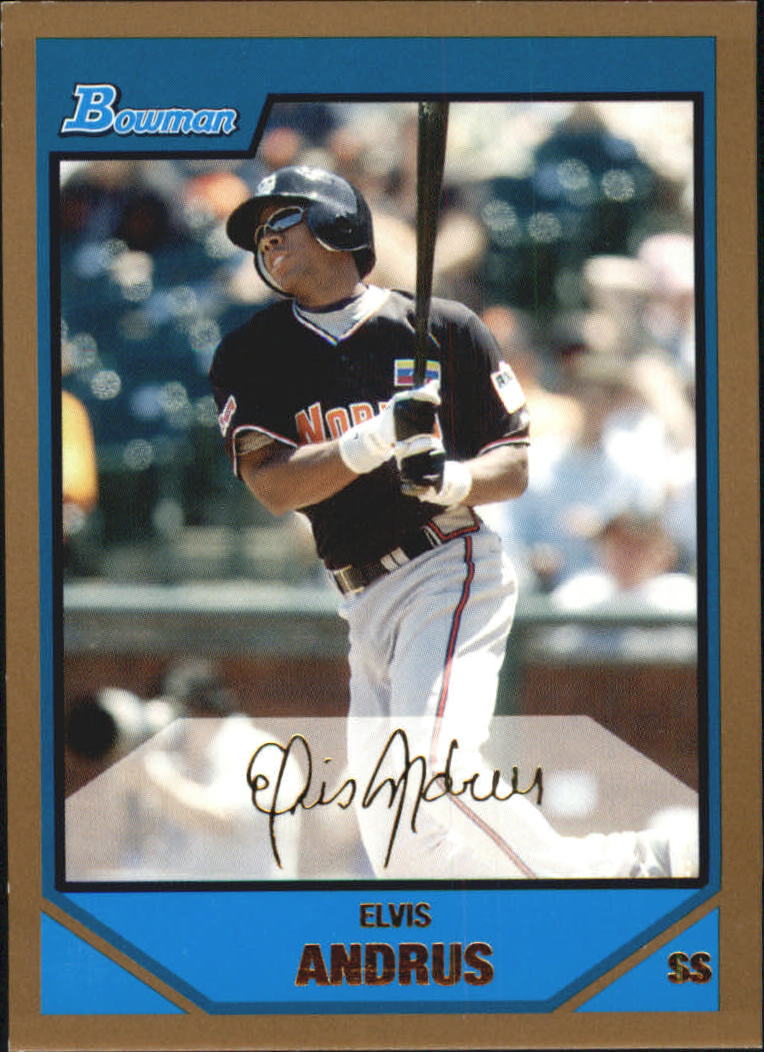 2007 Bowman Draft Future's Game Prospects Gold #BDPP86 Elvis Andrus