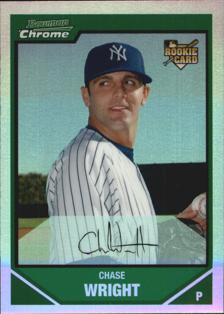 2007 Bowman Chrome Draft Refractors #BDP4 Chase Wright