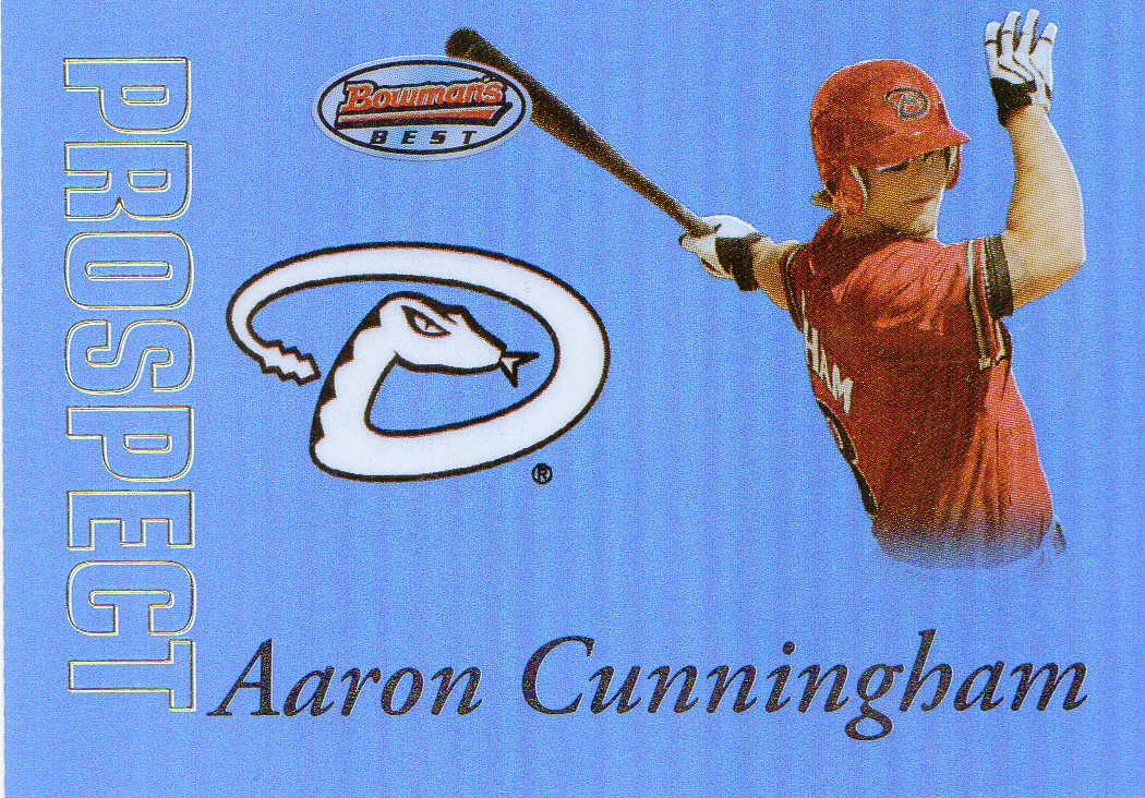 2007 Bowman's Best Prospects Blue #BBP31 Aaron Cunningham