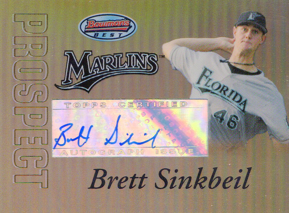 2007 Bowman's Best Prospects Gold #BBP49 Brett Sinkbeil AU