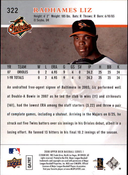 A1359- 2008 Upper Deck BB Cards 254-506 +Rookies -You Pick- 15+ FREE US SHIP - Picture 135 of 499