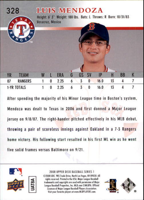 A1359- 2008 Upper Deck BB Cards 254-506 +Rookies -You Pick- 15+ FREE US SHIP - Picture 145 of 499