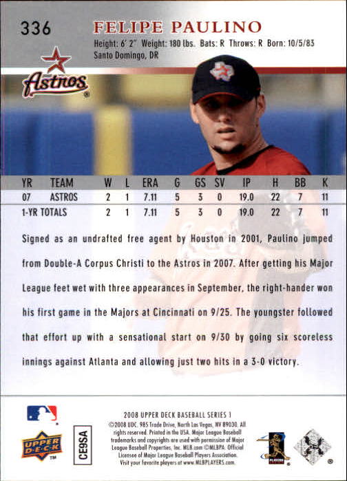 A1359- 2008 Upper Deck BB Cards 254-506 +Rookies -You Pick- 15+ FREE US SHIP - Picture 161 of 499
