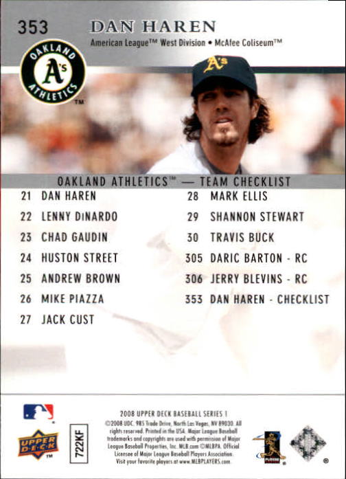 A1359- 2008 Upper Deck BB Cards 254-506 +Rookies -You Pick- 15+ FREE US SHIP - Picture 195 of 499
