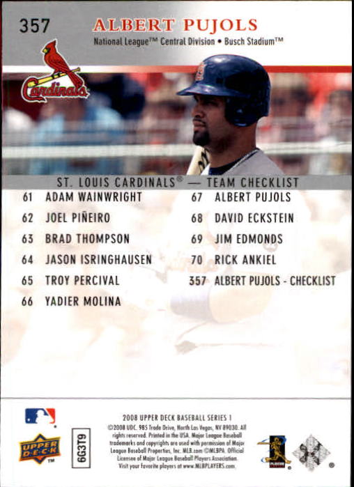 A1359- 2008 Upper Deck BB Cards 254-506 +Rookies -You Pick- 15+ FREE US SHIP - Picture 203 of 499