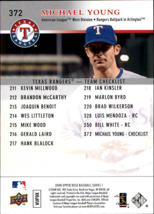 A1359- 2008 Upper Deck BB Cards 254-506 +Rookies -You Pick- 15+ FREE US SHIP - Picture 233 of 499