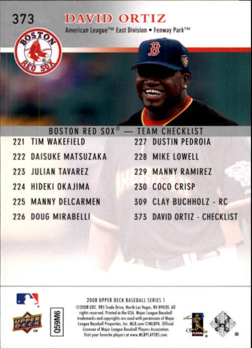 A1359- 2008 Upper Deck BB Cards 254-506 +Rookies -You Pick- 15+ FREE US SHIP - Picture 235 of 499