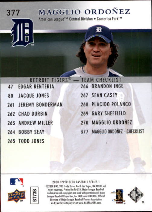 A1359- 2008 Upper Deck BB Cards 254-506 +Rookies -You Pick- 15+ FREE US SHIP - Picture 243 of 499