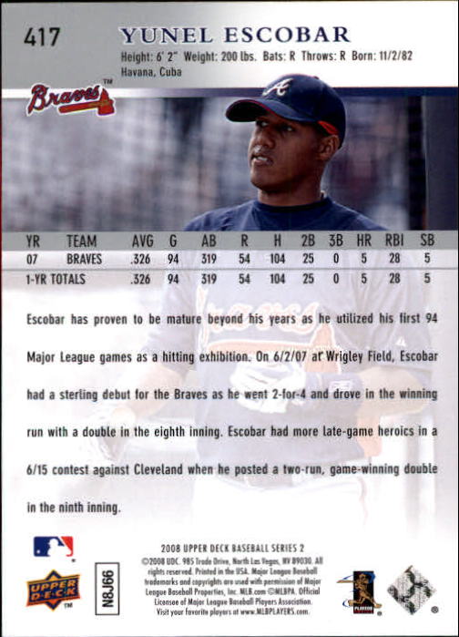 A1359- 2008 Upper Deck BB Cards 254-506 +Rookies -You Pick- 15+ FREE US SHIP - Picture 321 of 499