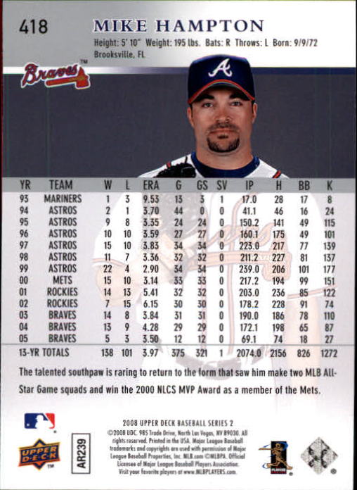 A1359- 2008 Upper Deck BB Cards 254-506 +Rookies -You Pick- 15+ FREE US SHIP - Picture 323 of 499