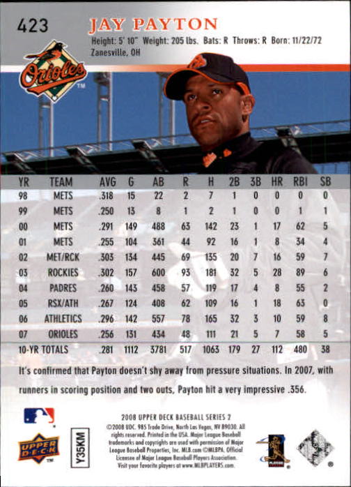 A1359- 2008 Upper Deck BB Cards 254-506 +Rookies -You Pick- 15+ FREE US SHIP - Picture 333 of 499