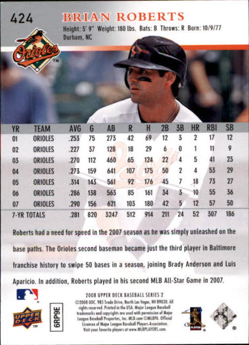 A1359- 2008 Upper Deck BB Cards 254-506 +Rookies -You Pick- 15+ FREE US SHIP - Picture 335 of 499
