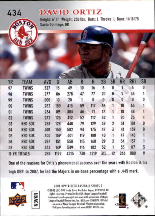 A1359- 2008 Upper Deck BB Cards 254-506 +Rookies -You Pick- 15+ FREE US SHIP - Picture 355 of 499