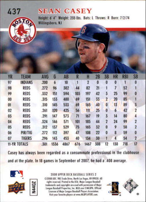 A1359- 2008 Upper Deck BB Cards 254-506 +Rookies -You Pick- 15+ FREE US SHIP - Picture 361 of 499