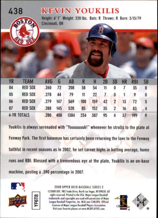 A1359- 2008 Upper Deck BB Cards 254-506 +Rookies -You Pick- 15+ FREE US SHIP - Picture 363 of 499