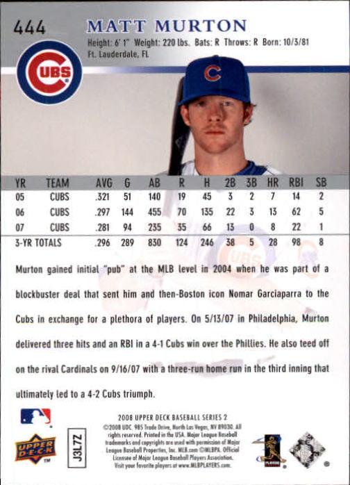 A1359- 2008 Upper Deck BB Cards 254-506 +Rookies -You Pick- 15+ FREE US SHIP - Picture 375 of 499
