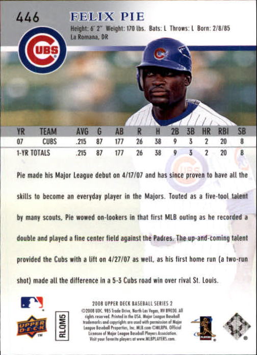 A1359- 2008 Upper Deck BB Cards 254-506 +Rookies -You Pick- 15+ FREE US SHIP - Picture 379 of 499