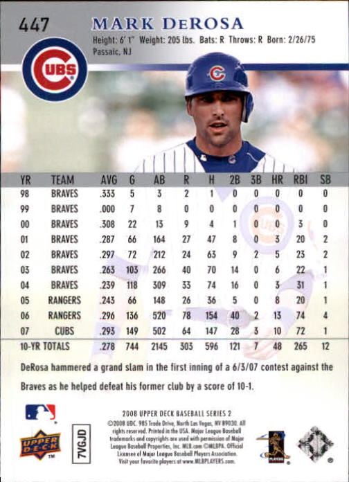 A1359- 2008 Upper Deck BB Cards 254-506 +Rookies -You Pick- 15+ FREE US SHIP - Picture 381 of 499