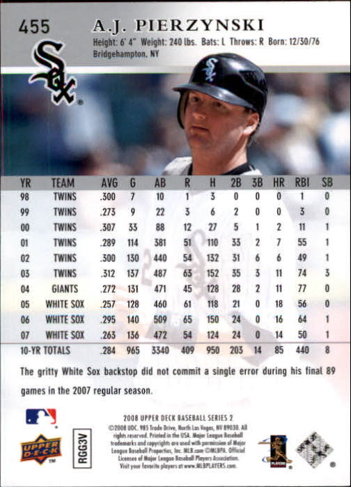A1359- 2008 Upper Deck BB Cards 254-506 +Rookies -You Pick- 15+ FREE US SHIP - Picture 397 of 499