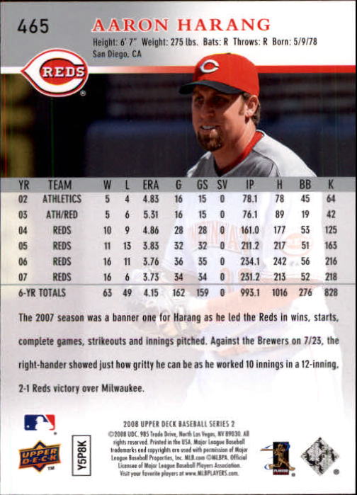 A1359- 2008 Upper Deck BB Cards 254-506 +Rookies -You Pick- 15+ FREE US SHIP - Picture 417 of 499