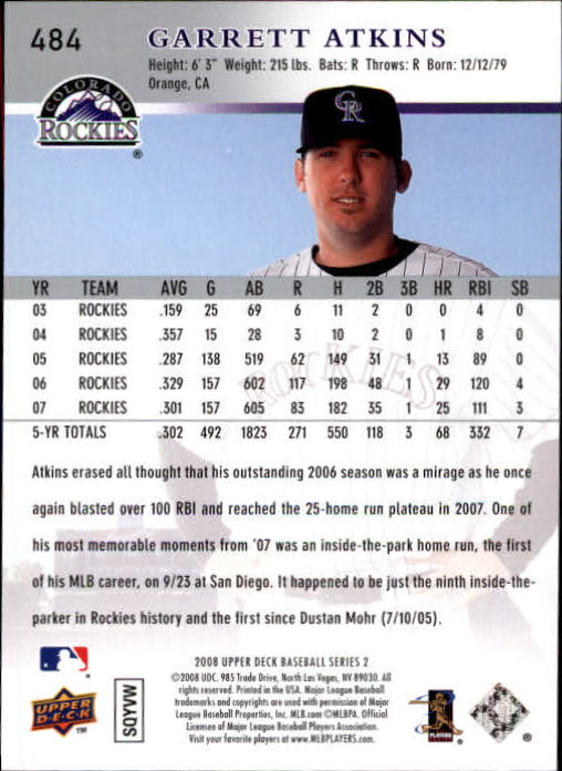 A1359- 2008 Upper Deck BB Cards 254-506 +Rookies -You Pick- 15+ FREE US SHIP - Picture 455 of 499