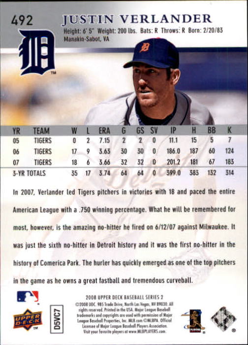 A1359- 2008 Upper Deck BB Cards 254-506 +Rookies -You Pick- 15+ FREE US SHIP - Picture 471 of 499