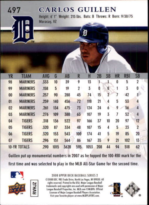 A1359- 2008 Upper Deck BB Cards 254-506 +Rookies -You Pick- 15+ FREE US SHIP - Picture 481 of 499