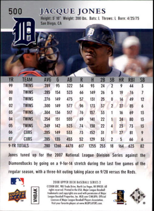 A1359- 2008 Upper Deck BB Cards 254-506 +Rookies -You Pick- 15+ FREE US SHIP - Picture 487 of 499