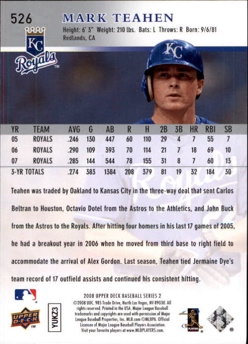 A1359- 2008 Upper Deck BB Cards 507-756 +Rookies -You Pick- 15+ FREE US SHIP - Picture 41 of 497