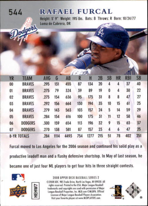 A1359- 2008 Upper Deck BB Cards 507-756 +Rookies -You Pick- 15+ FREE US SHIP - Picture 77 of 497