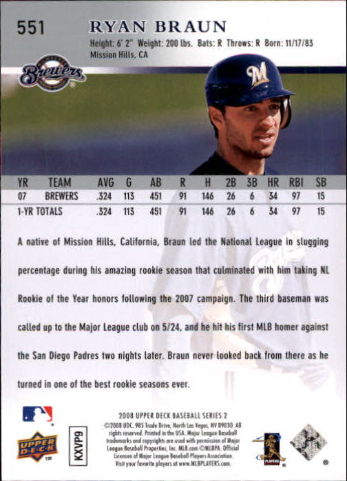 A1359- 2008 Upper Deck BB Cards 507-756 +Rookies -You Pick- 15+ FREE US SHIP - Picture 91 of 497