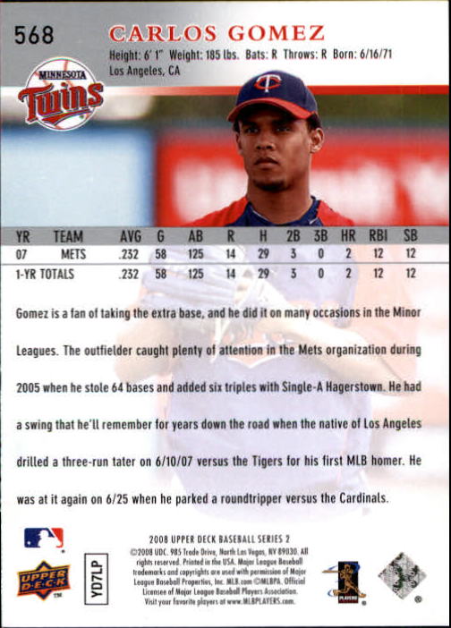 A1359- 2008 Upper Deck BB Cards 507-756 +Rookies -You Pick- 15+ FREE US SHIP - Picture 125 of 497