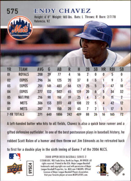 A1359- 2008 Upper Deck BB Cards 507-756 +Rookies -You Pick- 15+ FREE US SHIP - Picture 139 of 497