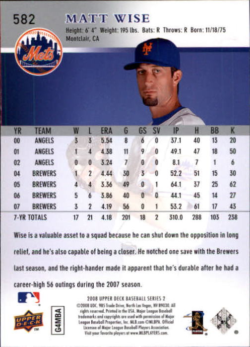 A1359- 2008 Upper Deck BB Cards 507-756 +Rookies -You Pick- 15+ FREE US SHIP - Picture 153 of 497