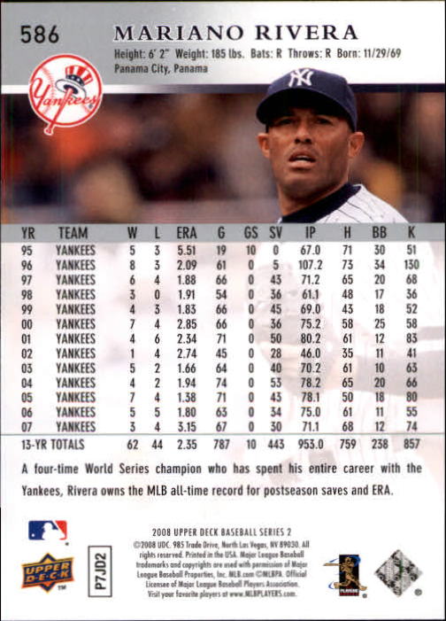 A1359- 2008 Upper Deck BB Cards 507-756 +Rookies -You Pick- 15+ FREE US SHIP - Picture 161 of 497
