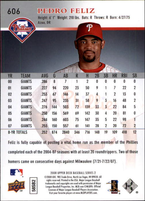 A1359- 2008 Upper Deck BB Cards 507-756 +Rookies -You Pick- 15+ FREE US SHIP - Picture 201 of 497