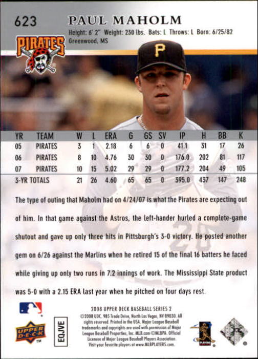 A1359- 2008 Upper Deck BB Cards 507-756 +Rookies -You Pick- 15+ FREE US SHIP - Picture 235 of 497
