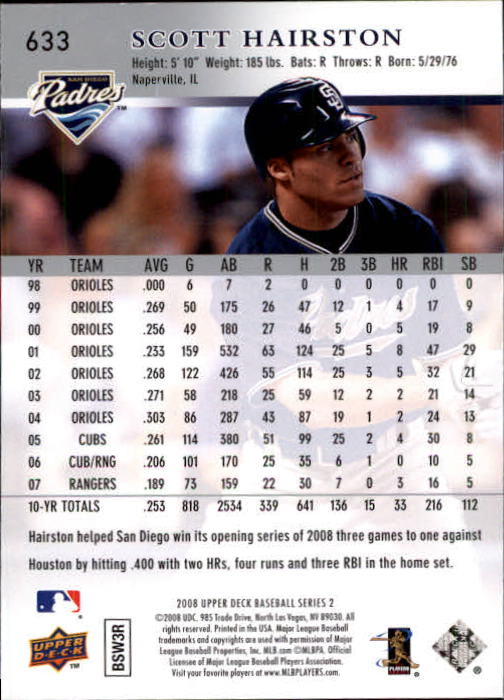 A1359- 2008 Upper Deck BB Cards 507-756 +Rookies -You Pick- 15+ FREE US SHIP - Picture 255 of 497