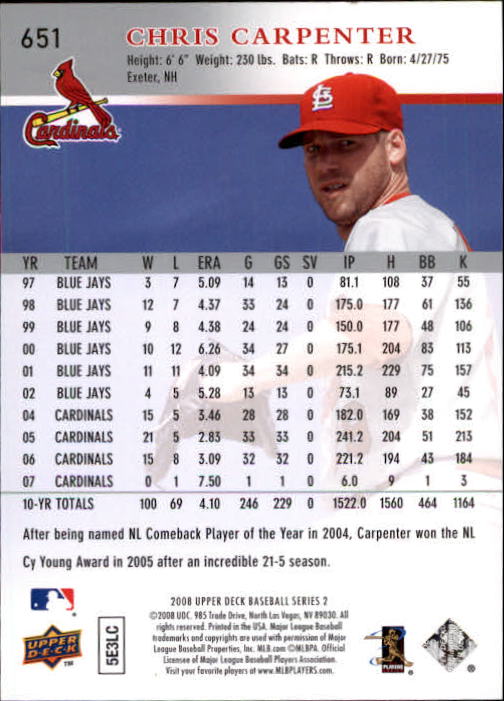 A1359- 2008 Upper Deck BB Cards 507-756 +Rookies -You Pick- 15+ FREE US SHIP - Picture 291 of 497